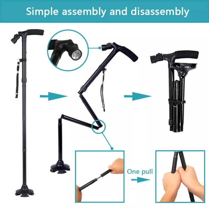 LED SecureStep Cane