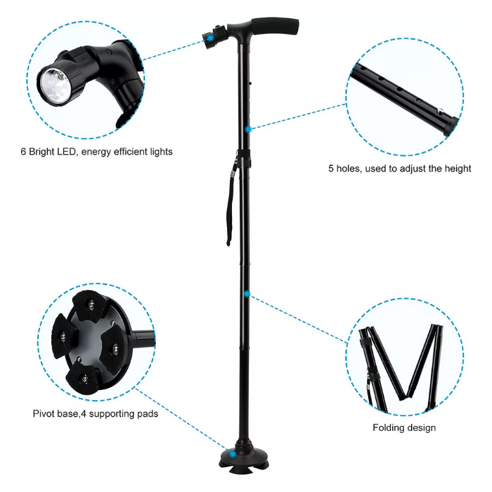 LED SecureStep Cane
